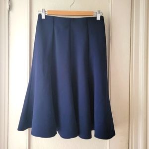 EUC Eliza J Navy Scuba Trumpet Skirt Sz. 4